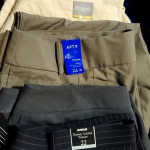 4 Pairs Tall Pants - 3/4 NWT, 1 NWOT
